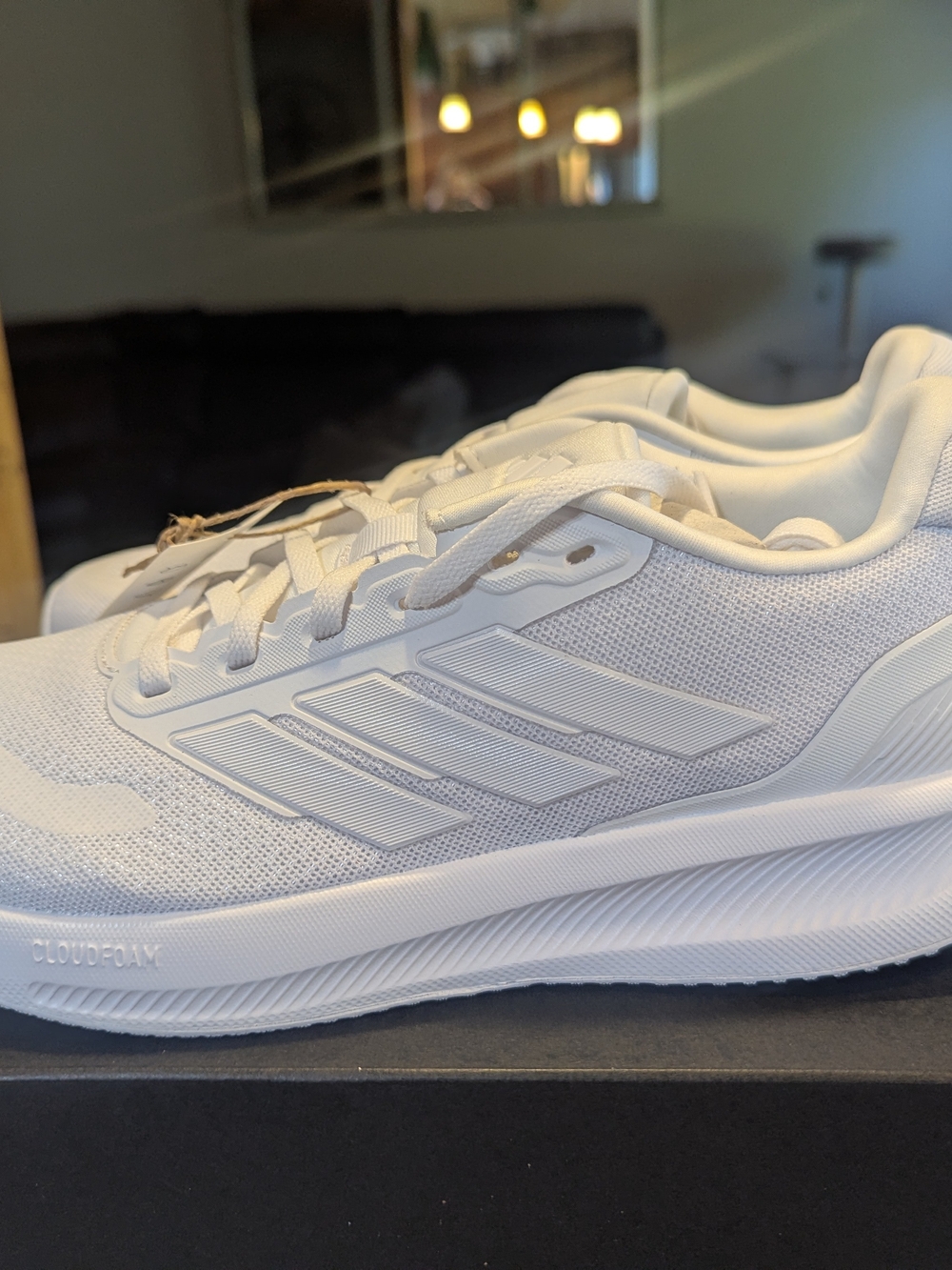 adidas Runfalcon 5 Men's Athletic Running Sneakers - White